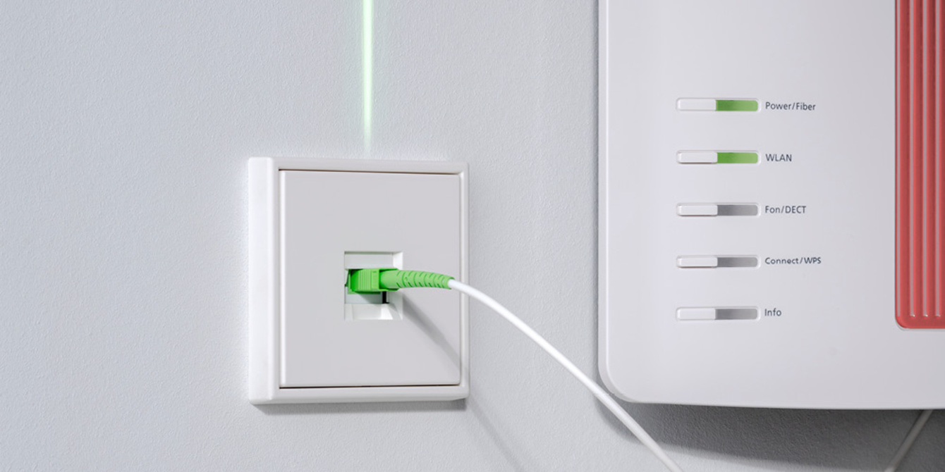 Die neuen Glasfaser-Anschlussdosen bei Elektro Künzel GbR in Gera